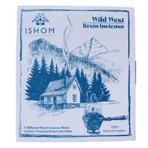 Display Set of 70 Incense Smudge Bricks and Burner – Wild West | www.artisangoods.co.uk 3
