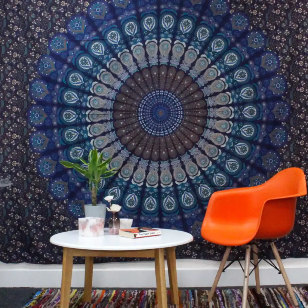 Double Cotton Bedspread + Wall Hanging – Classic Mandala | www.artisangoods.co.uk 3 Double Cotton Bedspread + Wall Hanging – Classic Mandala | www.artisangoods.co.uk 3