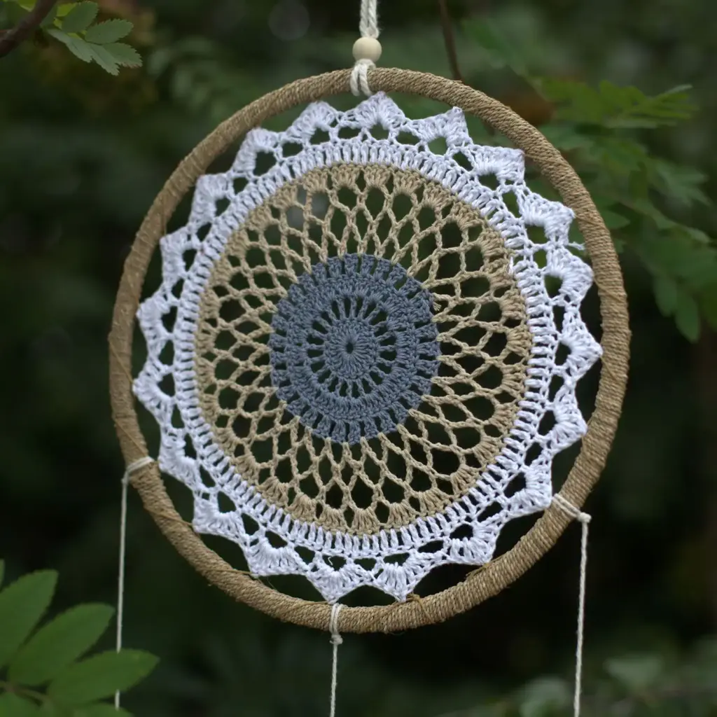 Dream Catcher – Large Brown Elemental Spirits | www.artisangoods.co.uk 4