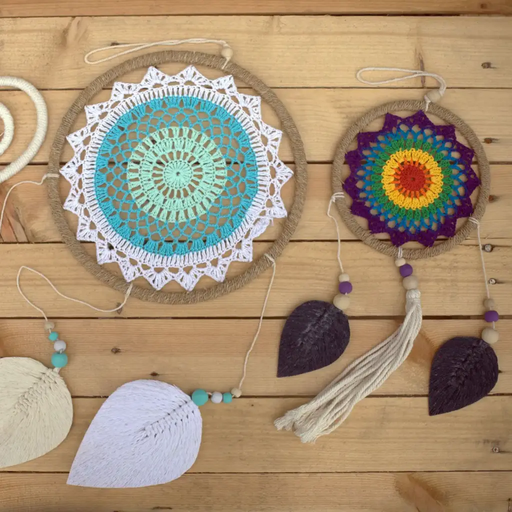 Dream Catcher – Large Turquoise Elemental Spirits | www.artisangoods.co.uk 5