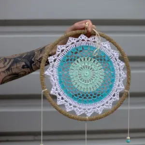 Dream Catcher – Large Turquoise Elemental Spirits | www.artisangoods.co.uk 4