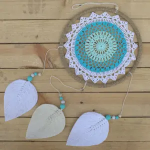 Dream Catcher – Large Turquoise Elemental Spirits | www.artisangoods.co.uk 3