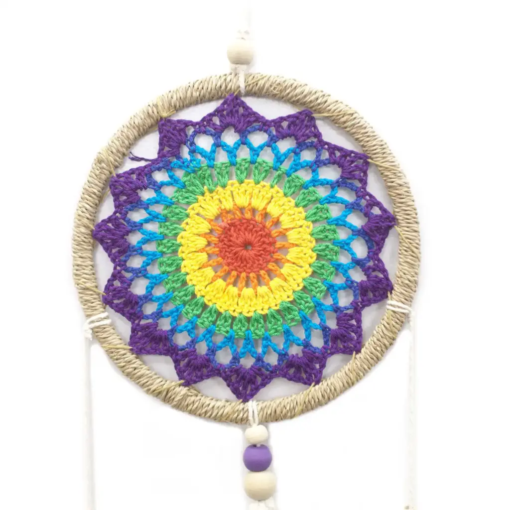 Dream Catcher – Medium Rainbow Elemental Spirits | www.artisangoods.co.uk 4 Dream Catcher – Medium Rainbow Elemental Spirits | www.artisangoods.co.uk 4