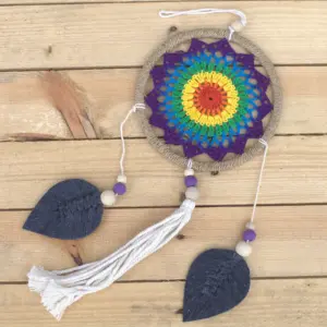 Dream Catcher – Medium Rainbow Elemental Spirits | www.artisangoods.co.uk 3