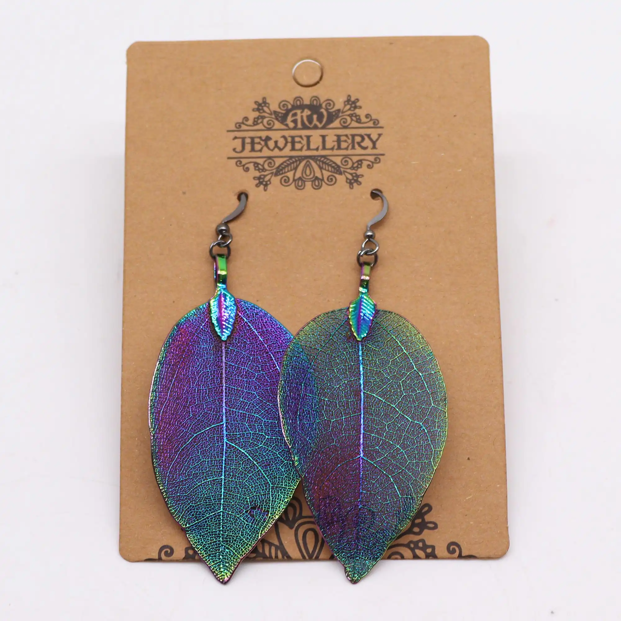 Earrings – Bravery Leaf – Multicoloured | www.artisangoods.co.uk 5 Earrings – Bravery Leaf – Multicoloured | www.artisangoods.co.uk 4