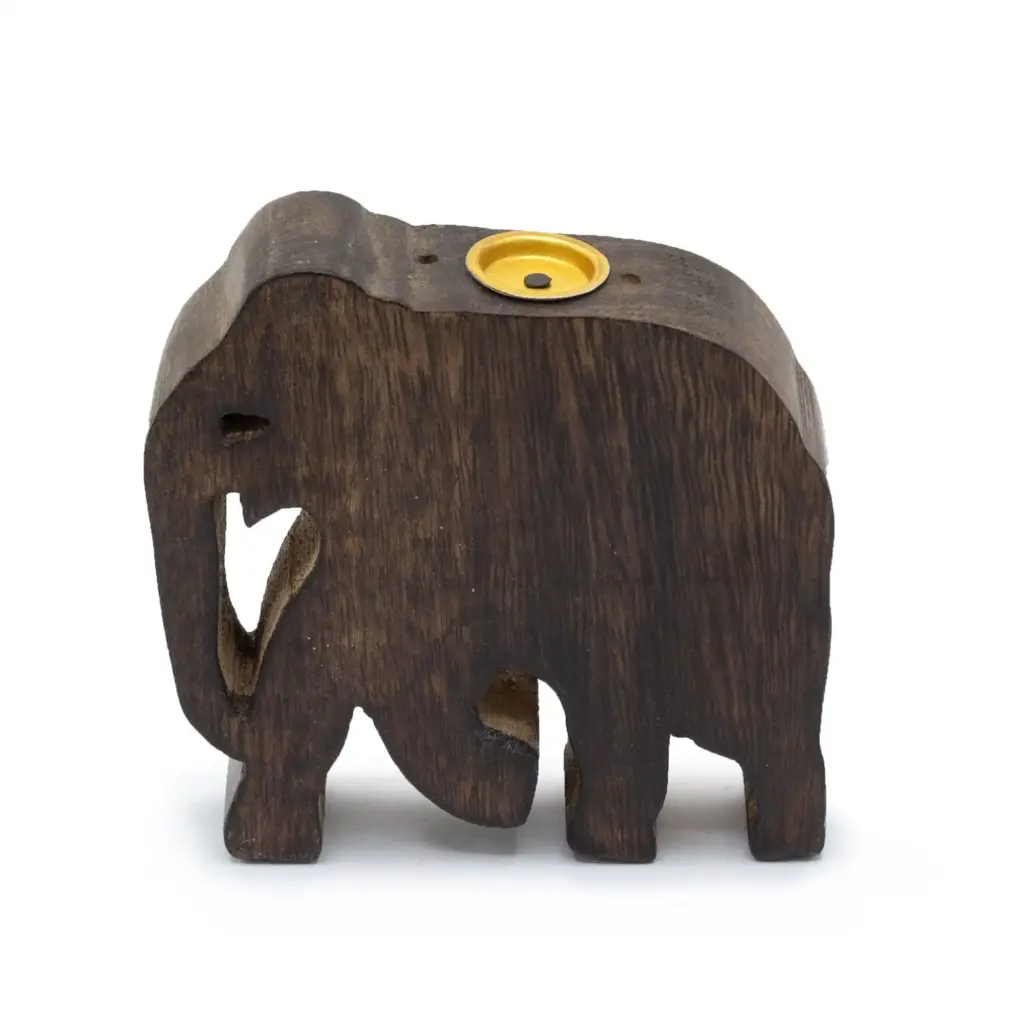 Elephant Incense Cone and Stick Holder | www.artisangoods.co.uk