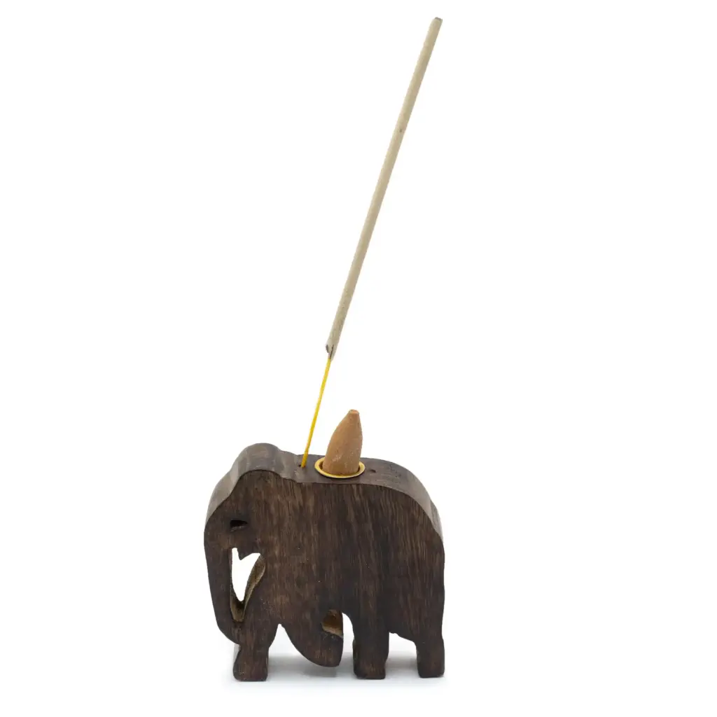 Elephant Incense Cone and Stick Holder | www.artisangoods.co.uk 2