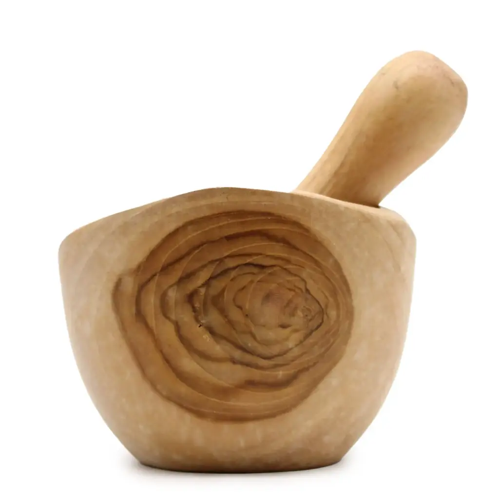 Ergo Teak Pestal & Morter Med | www.artisangoods.co.uk