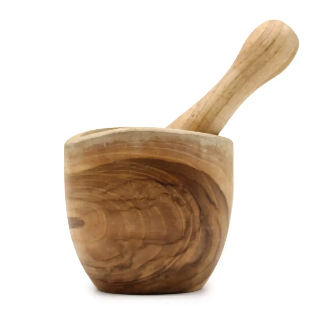 Ergo Teak Pestal & Morter Small | www.artisangoods.co.uk