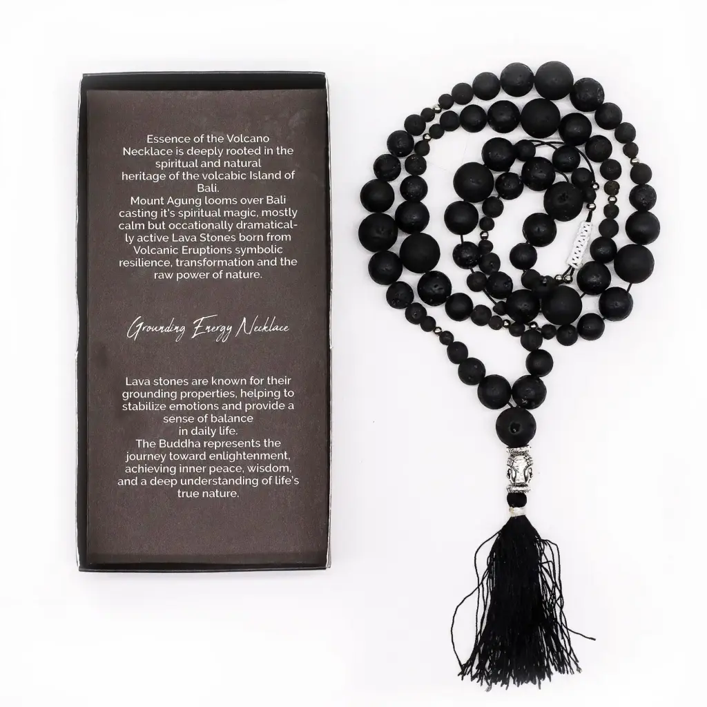 Essence of the Volcano Necklace – Grounding Energy | www.artisangoods.co.uk
