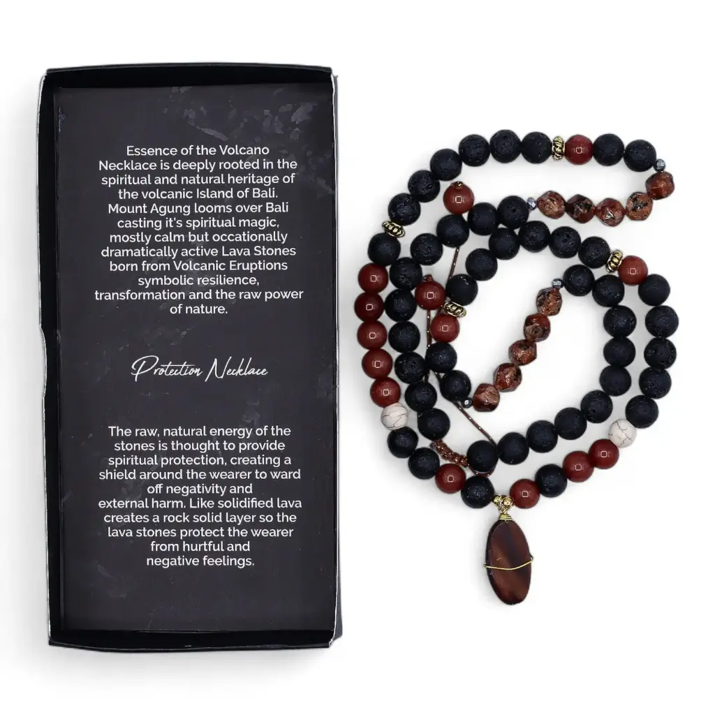 Essence of the Volcano Necklace – Protection | www.artisangoods.co.uk