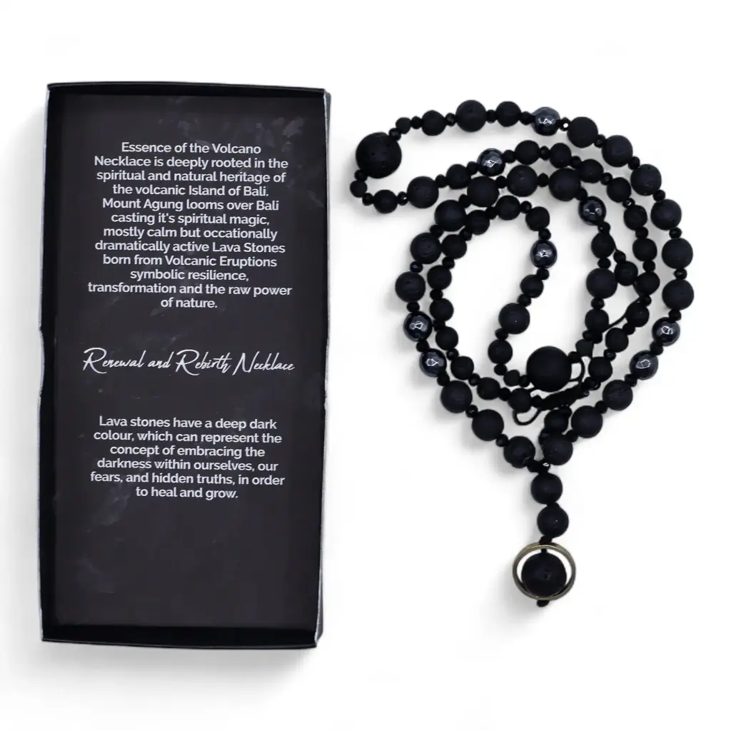 Essence of the Volcano Necklace – Renewal & Rebirth | www.artisangoods.co.uk