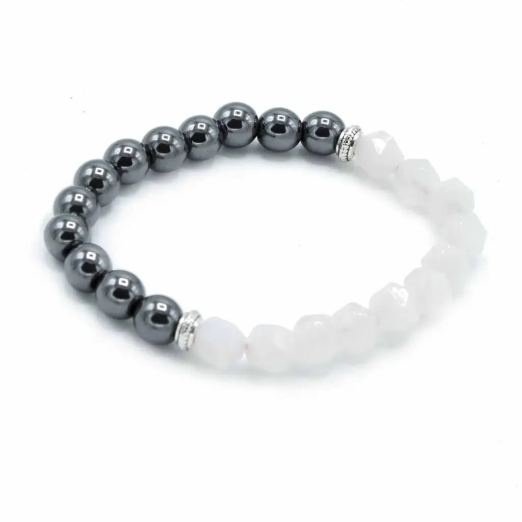 Faceted Gemstone Bracelet – Magnetc Rose Quatz | www.artisangoods.co.uk 2