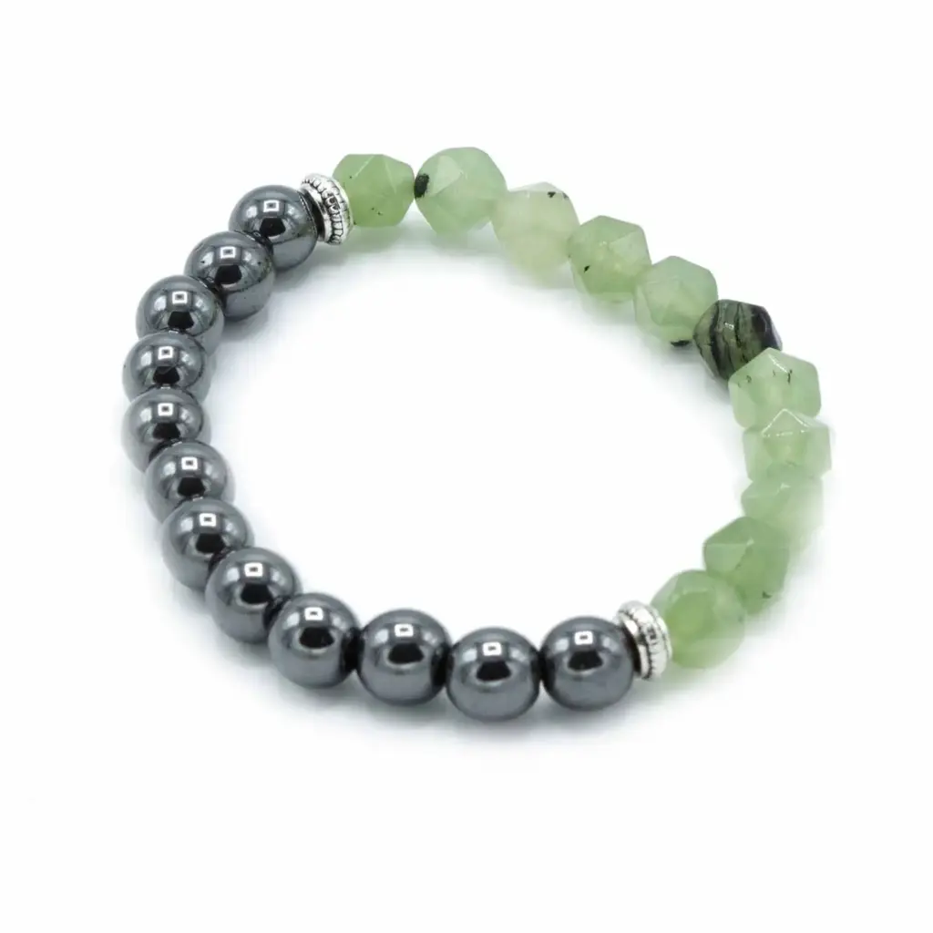Faceted Gemstone Bracelet – Magnetic Jade | www.artisangoods.co.uk 2