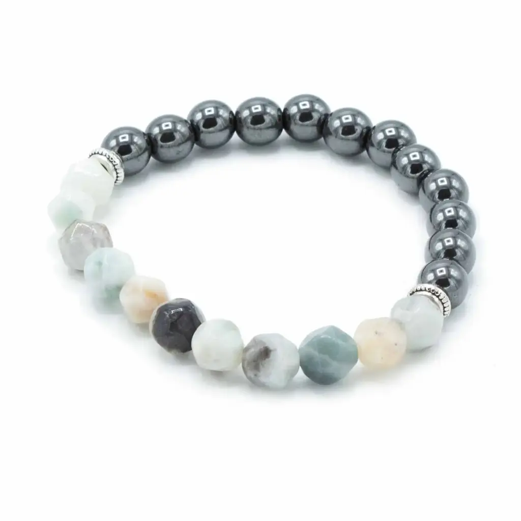 Faceted Gemstone Bracelet – Magnetic Mountain Jade | www.artisangoods.co.uk 2