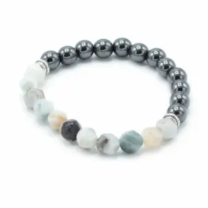 Faceted Gemstone Bracelet – Magnetic Mountain Jade | www.artisangoods.co.uk 2