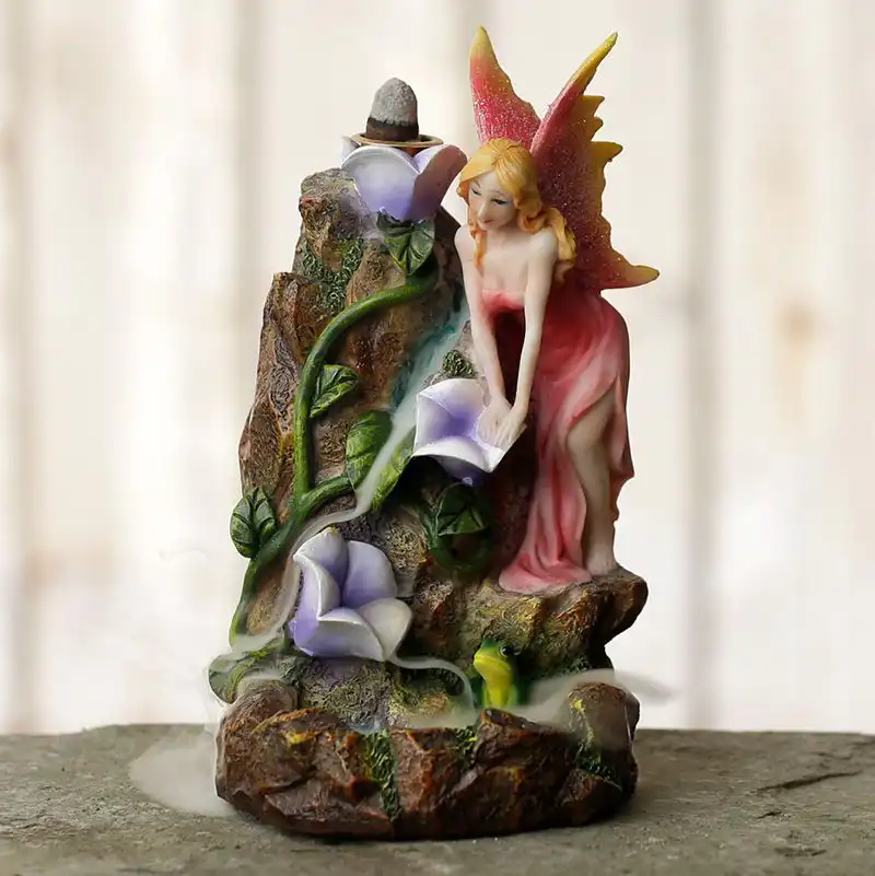 Fairy Flower Garden Waterfall Backflow Incense Burner | www.artisangoods.co.uk 2 Fairy Flower Garden Waterfall Backflow Incense Burner | www.artisangoods.co.uk 1