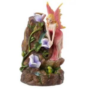 Fairy Flower Garden Waterfall Backflow Incense Burner | www.artisangoods.co.uk 2