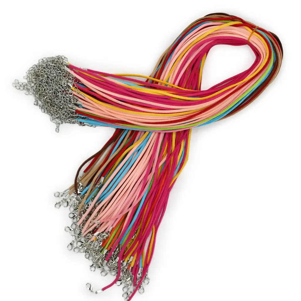 Faux Leather Pendant Cord – 2.5mm x 55cm – Assorted (10 colours) | www.artisangoods.co.uk 2 Faux Leather Pendant Cord – 2.5mm x 55cm – Assorted (10 colours) | www.artisangoods.co.uk 2