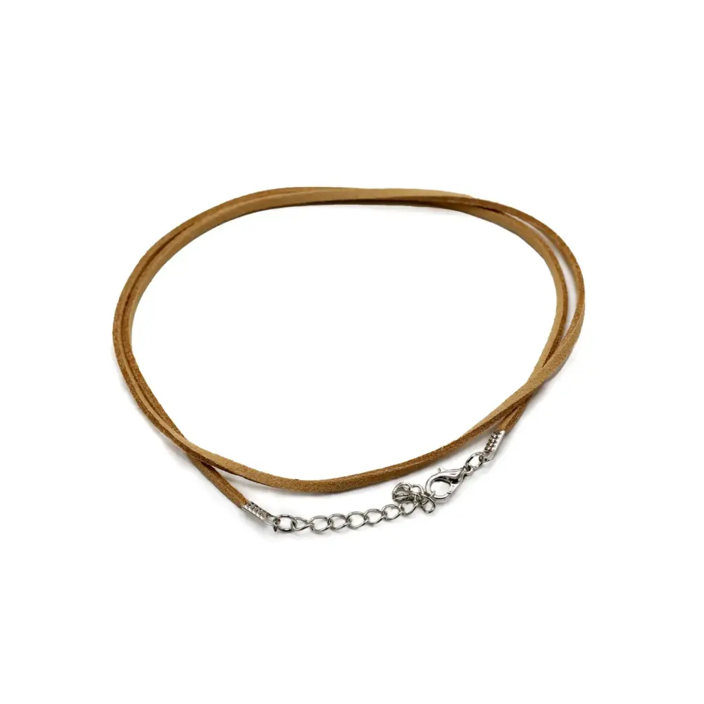 Faux Leather Pendant Cord – 2.5mm x 55cm – Tan A120 | www.artisangoods.co.uk Faux Leather Pendant Cord – 2.5mm x 55cm – Tan A120 | www.artisangoods.co.uk