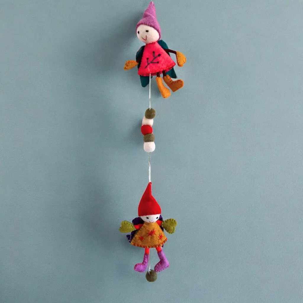 Felt Wall Hanging  – Fairy Angels | www.artisangoods.co.uk 6