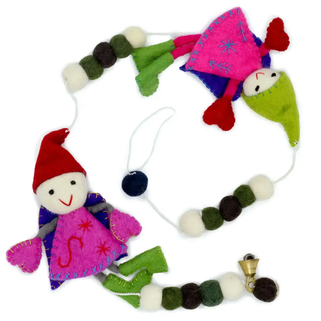 Felt Wall Hanging  – Fairy Angels | www.artisangoods.co.uk