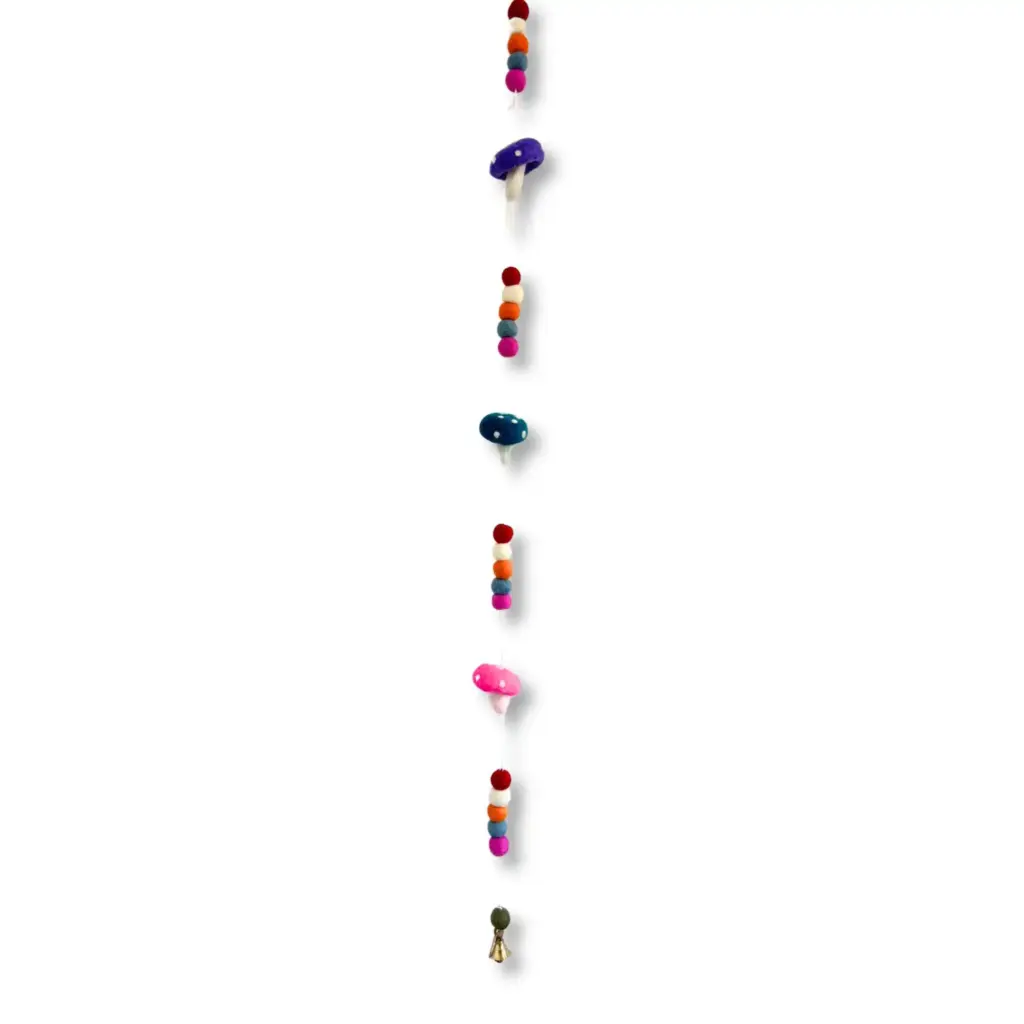 Felt Wall Hanging  – Mushrooms (random colours) | www.artisangoods.co.uk 5