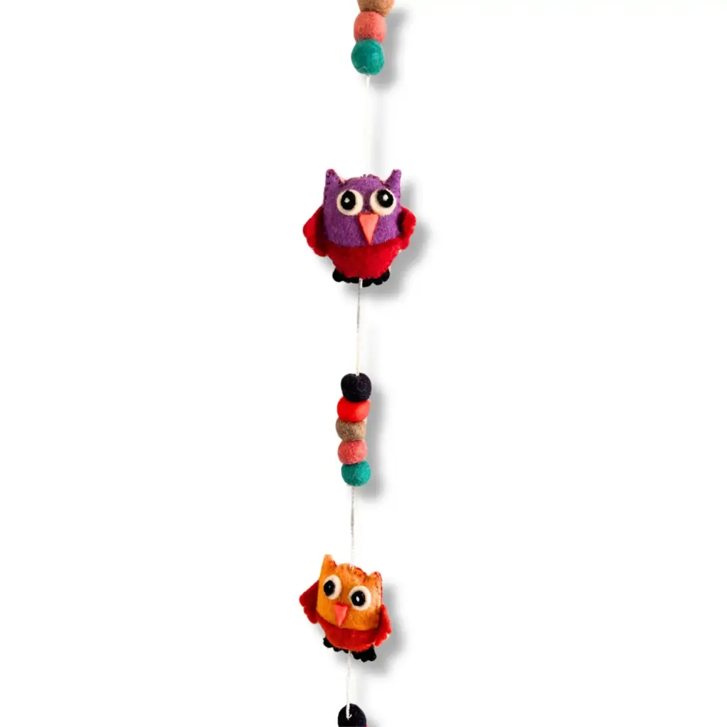Felt Wall Hanging -Owls (random colours) | www.artisangoods.co.uk 2 Felt Wall Hanging -Owls (random colours) | www.artisangoods.co.uk 2