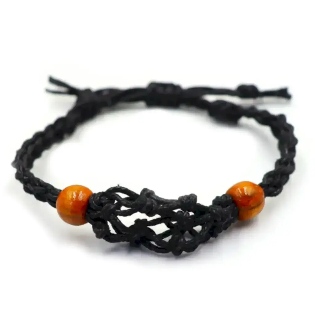 Gemstone Bracelet Cord – Black | www.artisangoods.co.uk 4