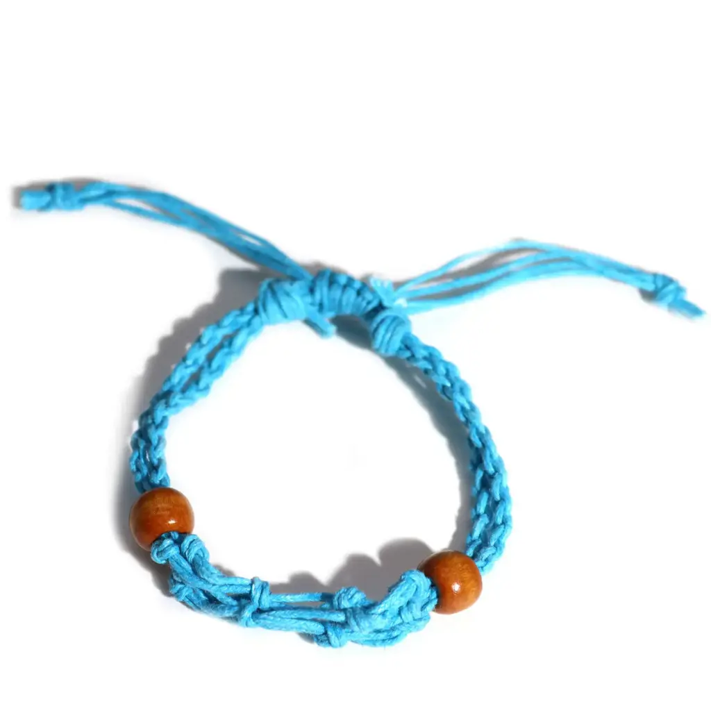 Gemstone Bracelet Cord – Blue | www.artisangoods.co.uk Gemstone Bracelet Cord – Blue | www.artisangoods.co.uk