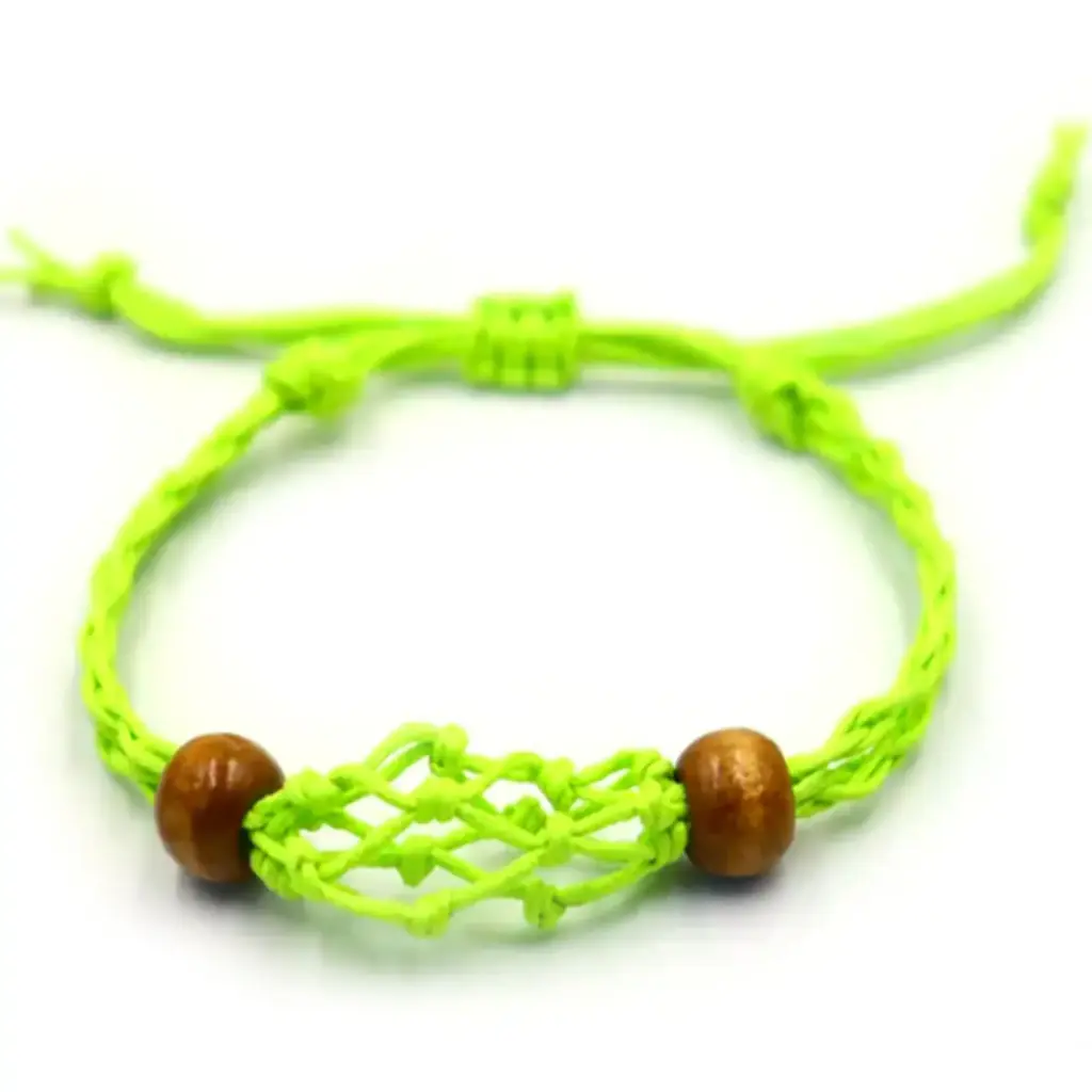 Gemstone Bracelet Cord – Green | www.artisangoods.co.uk 4
