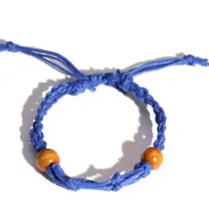 Gemstone Bracelet Cord – Navy | www.artisangoods.co.uk 1