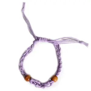 Gemstone Bracelet Cord – Purple | www.artisangoods.co.uk 5