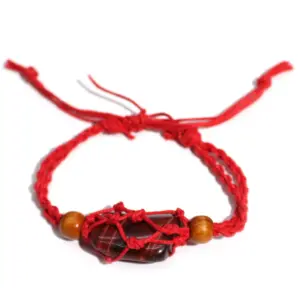 Gemstone Bracelet Cord – Red | www.artisangoods.co.uk 5