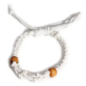 Gemstone Bracelet Cord – White | www.artisangoods.co.uk 2