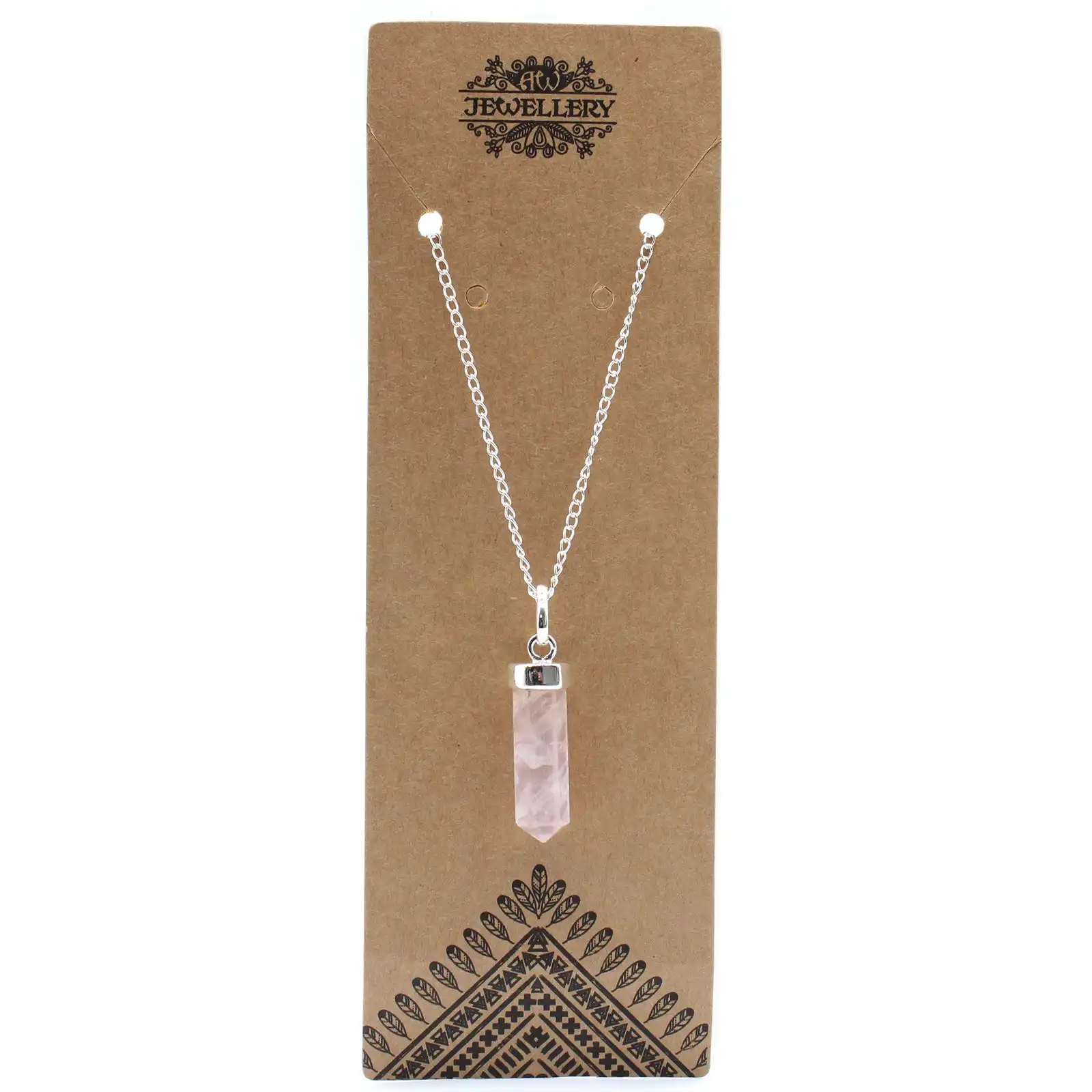 Gemstone Classic Point Pendant – Rose Quartz | www.artisangoods.co.uk 3 Gemstone Classic Point Pendant – Rose Quartz | www.artisangoods.co.uk 2