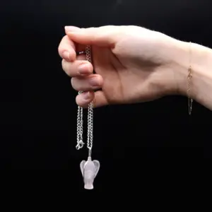 Gemstone Guardian Angel Pendant – Rock Quartz | www.artisangoods.co.uk 5