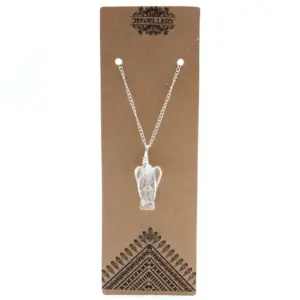 Gemstone Guardian Angel Pendant – Rock Quartz | www.artisangoods.co.uk 3