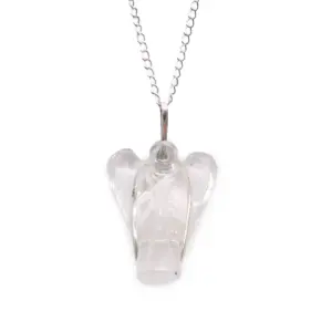 Gemstone Guardian Angel Pendant – Rock Quartz | www.artisangoods.co.uk 2