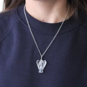 Gemstone Guardian Angel Pendant – Rose Quartz | www.artisangoods.co.uk 4