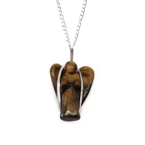 Gemstone Guardian Angel Pendant – Tiger Eye | www.artisangoods.co.uk 2