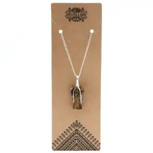 Gemstone Guardian Angel Pendant – Tiger Eye | www.artisangoods.co.uk 1