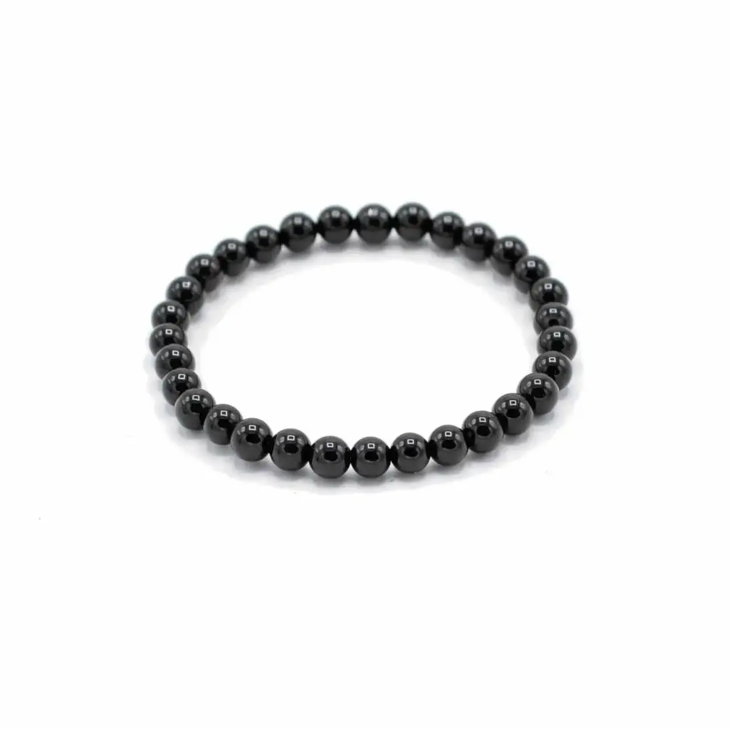Gemstone Manifestation Bracelet – Black Agate – Protection | www.artisangoods.co.uk
