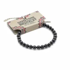 Gemstone Manifestation Bracelet – Black Agate – Protection | www.artisangoods.co.uk 2