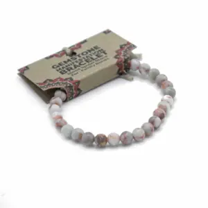 Gemstone Manifestation Bracelet – Blood Spider Stone – Family Bonds | www.artisangoods.co.uk 2