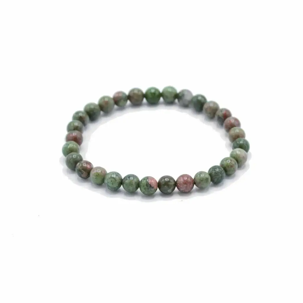 Gemstone Manifestation Bracelet – Green Jasper – Growth | www.artisangoods.co.uk