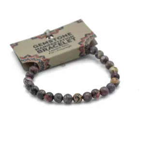 Gemstone Manifestation Bracelet – Lepard Skin – Courage | www.artisangoods.co.uk 2