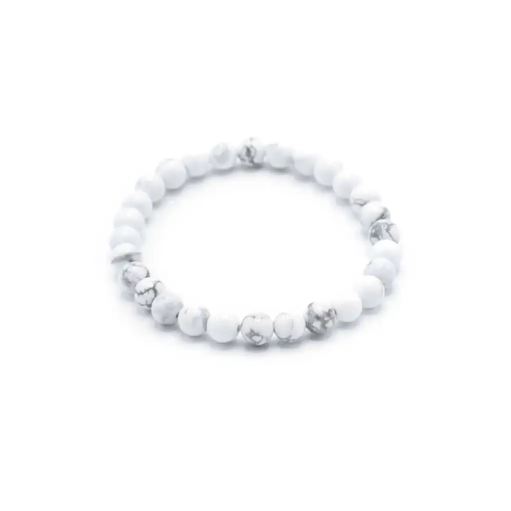 Gemstone Manifestation Bracelet – White Jasper – Peace | www.artisangoods.co.uk