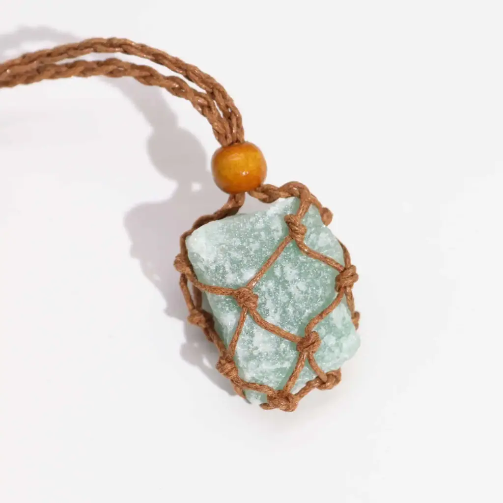 Gemstone Necklace Cord – Brown | www.artisangoods.co.uk 4