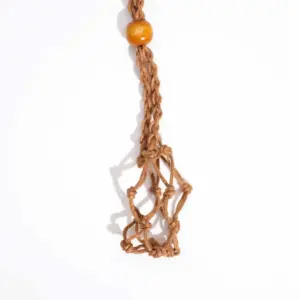 Gemstone Necklace Cord – Brown | www.artisangoods.co.uk 3